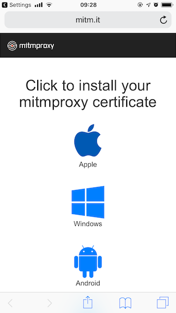 Installing certificate on iOS