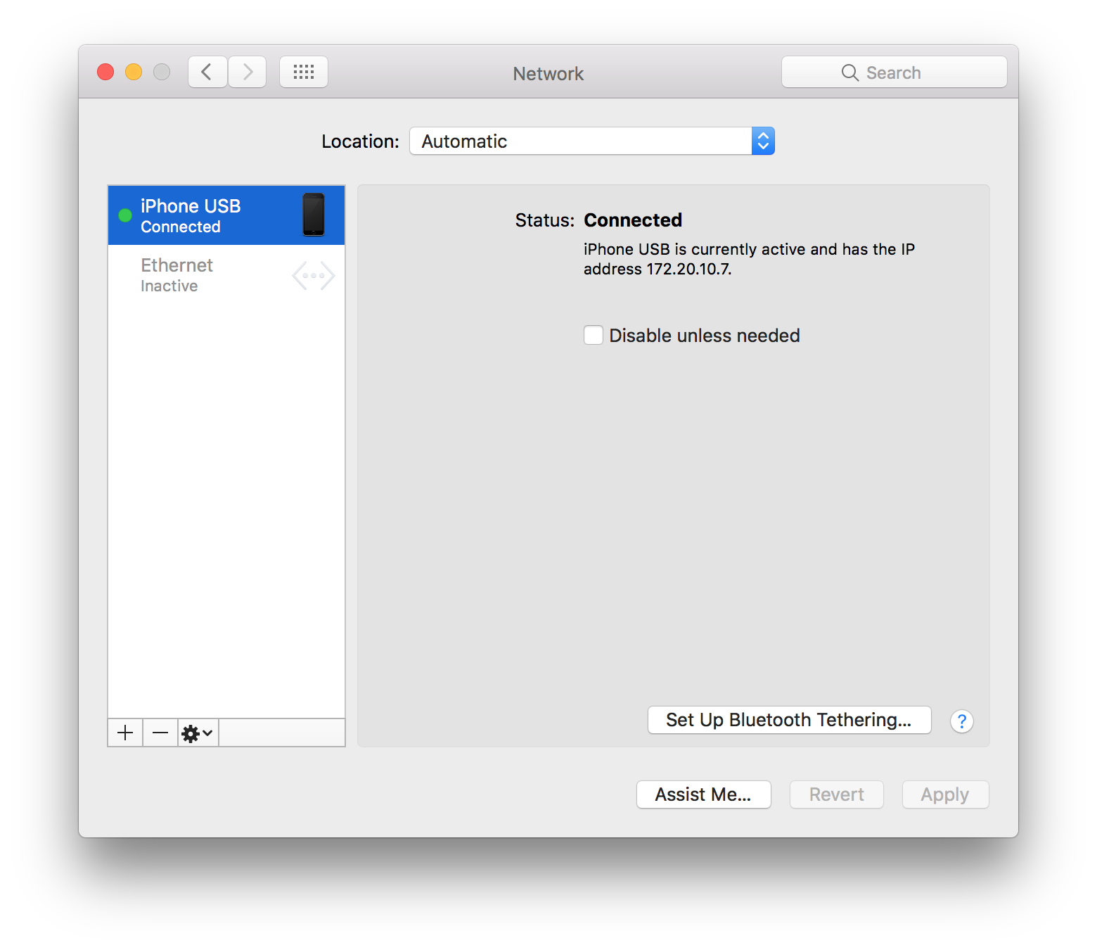 Fixing problems with USB tethering on macOS - Igor Kulman